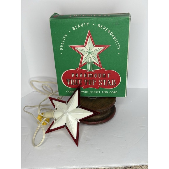 Raylite Paramount | Holiday | Vintage Paramount Christmas Tree Topper ...